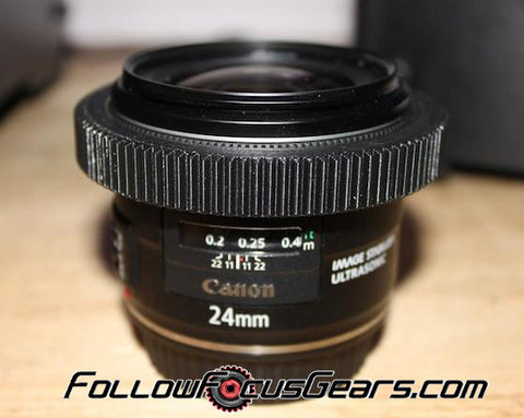 Seamless Follow Focus Gear for Canon EF 24mm f2.8 IS USM