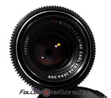 Seamless Follow Focus Gear for Carl Zeiss Jena 80mm f2.8 DDR Biometar MC Lens