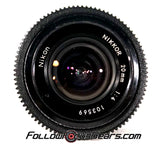 Seamless FOllow focus gear for Nikon 20mm f4 AI K Lens