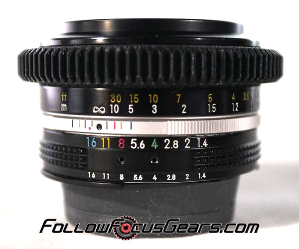Seamless Follow Focus Gear Ring for Nikon 50mm f1.4 AI Lens