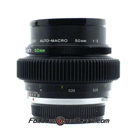 Seamless Follow Focus Gear for Olympus OM System Zuiko Auto-Macro 50mm f2 Lens