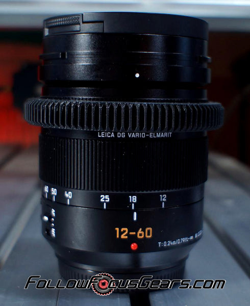 Seamless™ Follow Focus Gear for <b>Panasonic Leica 12-60mm f2.8-4 DG Lumix G Vario-Elmarit ASPH</b> Lens