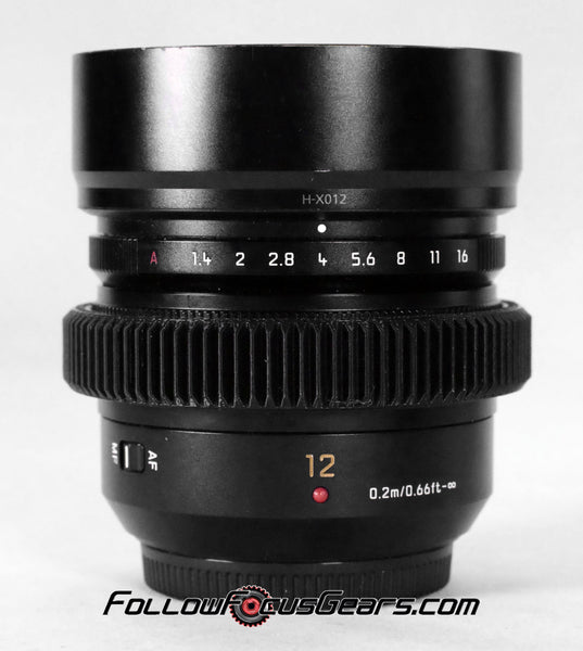 Seamless™ Follow Focus Gear for <b>Panasonic Leica 12mm f1.4 DG Summilux ASPH</b> Lens