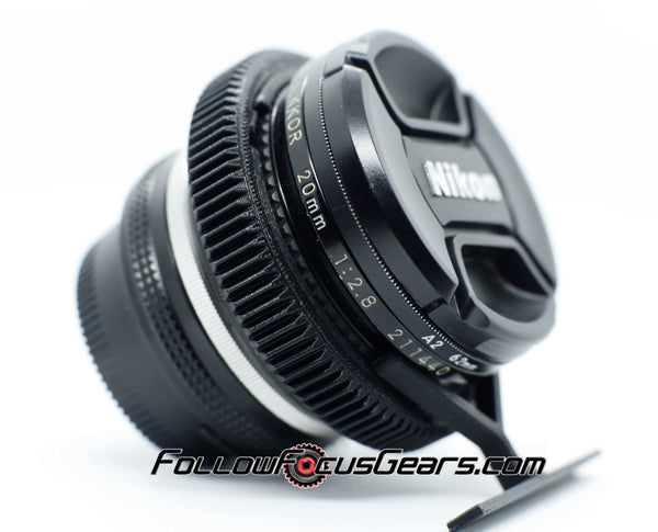 Seamless Follow Focus Gear for Nikon 20mm f2.8 AIS Lens
