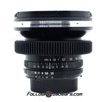 Seamless Follow Focus Gear for Zeiss 18mm f3.5 Distagon ZF Lens