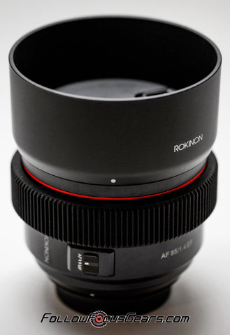 Seamless Follow Focus Gear for Rokinon AF 85mm f1.4 ( EF-Mount) Lens