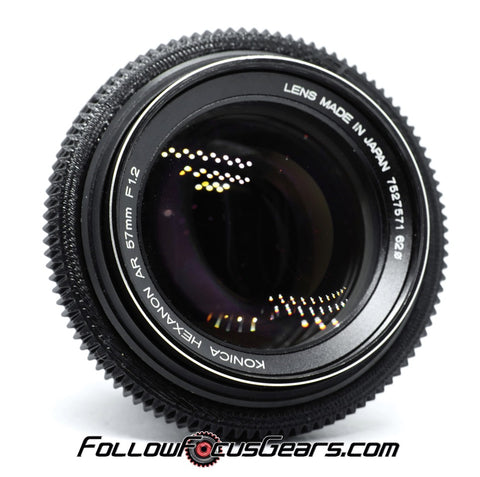 Seamless Follow Focus Gear for Konica Hexanon AR 57mm f1.2 Lens