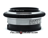 Seamless Follow Focus Gear for Sony E 16mm f2.8 Lens