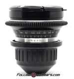 Seamless Follow Focus Gear for Carl Zeiss Jena 25mm f/4 Flektogon Lens