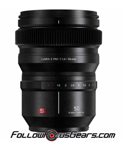 Seamless Follow Focus Gear for Panasonic Lumix S 50mm f1.4 Pro Lens