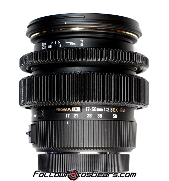 Seamless™ Follow Focus Gear for Sigma 17-50mm f2.8 EX DC OS HSM