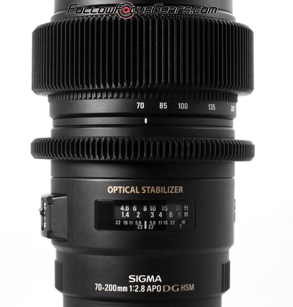 Seamless™ Follow Focus Gear for Sigma 70-200mm f2.8D APO DG HSM OS Lens