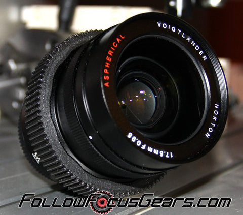 Seamless Follow Focus Gear for Voigtlander 17.5mm f0.95 MFT Aspherical Lens