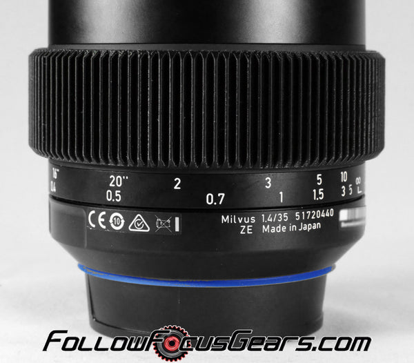 Seamless Follow Focus Gear for Zeiss Milvus 35mm f1.4 ZE Lens