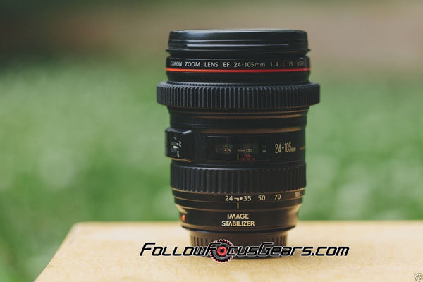 Seamless Follow Focus Gear for Canon EF 24-105mm f4 L Series IS USM