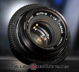 Olympus OM F.Zuiko Auto-S 50mm f/1.8 seamless follow focus gear