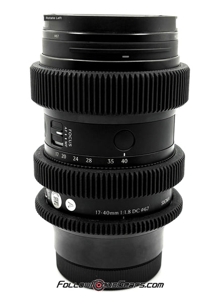 Follow Focus Gear for Sigma 17-40mm f1.8 DC Art Lens Seamless Zoom Ring 