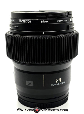 Seamless™ Focus Gear for <b>Panasonic Lumix S 24mm f1.8</b> Lens