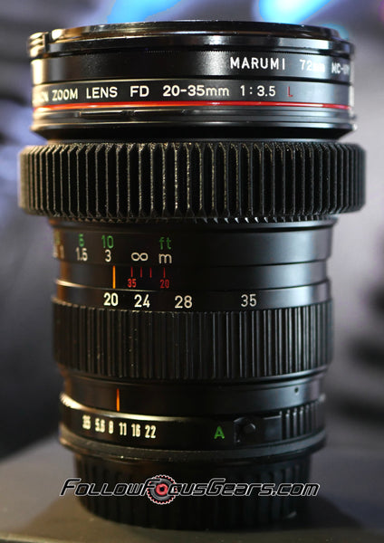 Seamless Follow Focus Gear for Canon FD 20-35mm f3.5 L