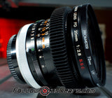 Seamless Follow Focus Gear for Canon FD 20mm f2.8 S.S.C.