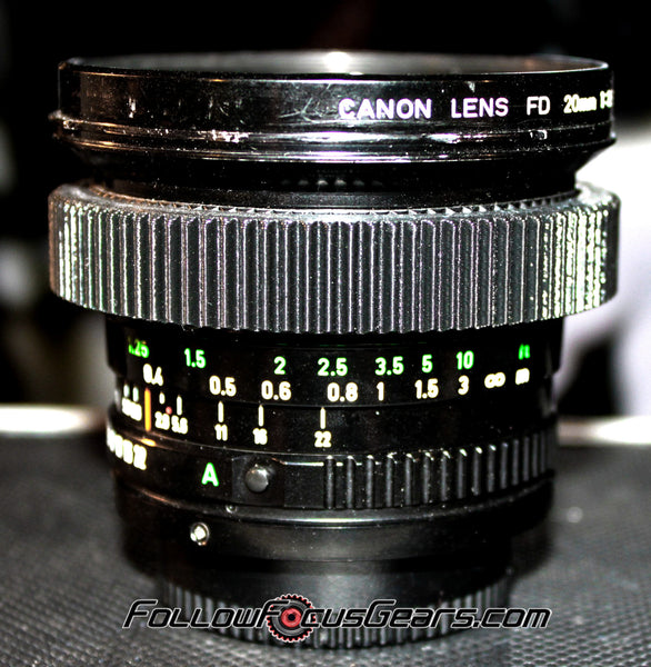 Seamless Follow Focus Gear for Canon FD 20mm f2.8