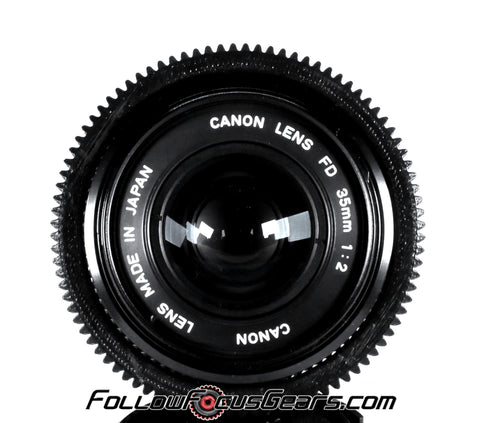 Seamless™ Follow Focus Gear for <b>Canon FD 35mm f2</b> Lens