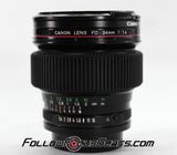 Seamless™ Follow Focus Gear for <b>Canon FD 24mm f1.4 L</b> Lens