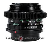 Seamless Follow Focus Gear for Canon FD 28mm f2.8