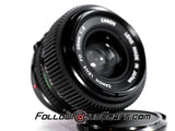 Seamless™ Follow Focus Gear for <b>Canon FD 35mm f2</b> Lens