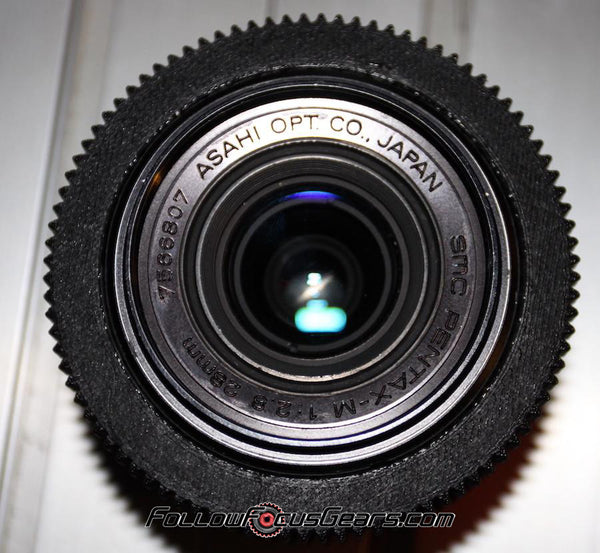 Seamless Follow Focus Gear for Asahi Opt. Co. SMC Pentax - M 28mm f2.8 Lens