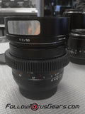Seamless Follow Focus Gear Ring for Zeiss 50mm f2 Makro-Planar ZE Lens