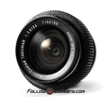 Seamless Follow Focus Gear for Asahi Opt. Co. Super-Multi-Coated Takumar 24mm f3.5 Lens