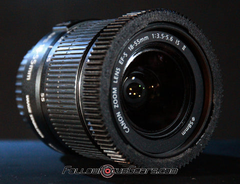 Seamless™ Follow Focus Gear for <b>Canon EF-S 18-55mm f3.5-5.6 IS (Mark I and II)</b> Lens