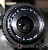 Seamless Follow Focus Gear for Canon FD 35mm f3.5 S.C. Lens