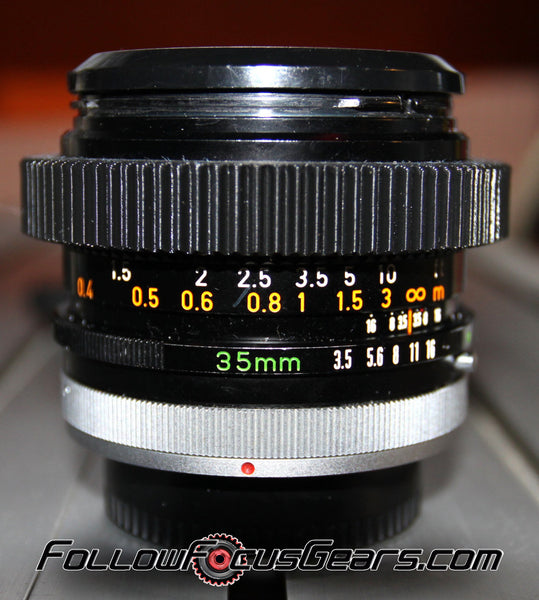 Seamless Follow Focus Gear for Canon FD 35mm f3.5 S.C. Lens