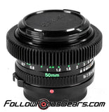 Seamless Follow Focus Gear for Canon FD 50mm f1.4 Lens