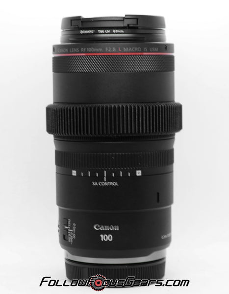 Seamless Follow Focus Gear for Canon RF 100mm f2.8 L Series IS USM Macro Lens