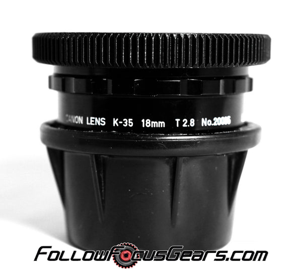 Seamless Follow Focus Gear for Canon K35 18mm f2.8 Lens