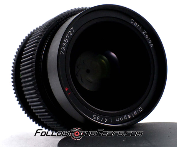 Seamless Follow Focus Gear for Contax Zeiss 35mm f1.4 Distagon Lens