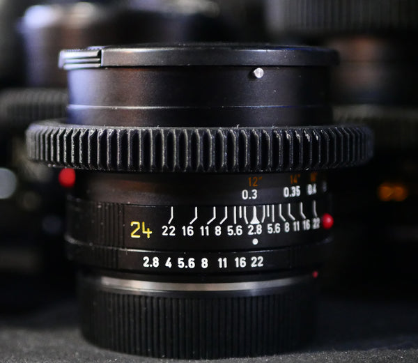 Seamless™ Follow Focus Gear for <b>Leica 24mm f2.8 Elmarit - R</b> Lens