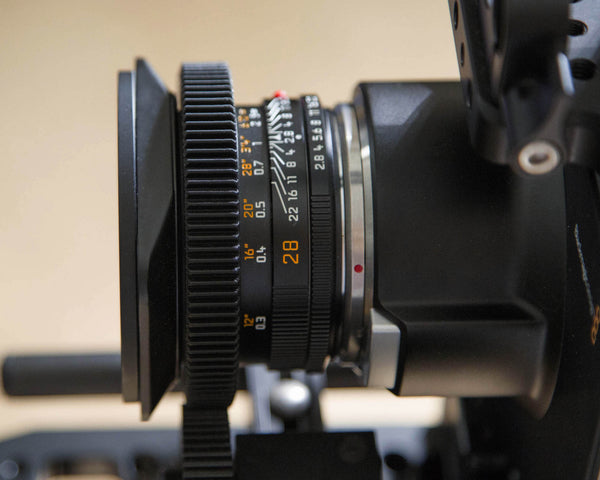 Seamless™ Follow Focus Gear for <b>Leica 28mm f2.8 Elmarit - R II</b> Lens
