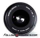 Seamless Follow Focus Gear for Mamiya C 45mm f2.8 N Lens