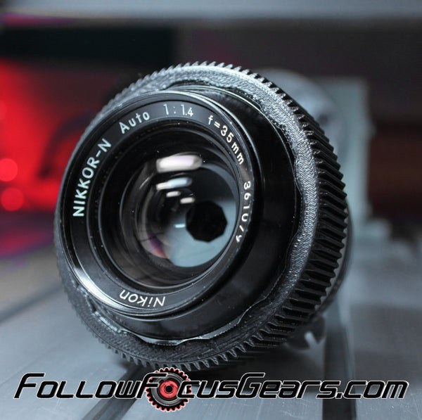 Seamless Follow Focus Gear for Nikon Nikkor - N 35mm f1.4 Lens