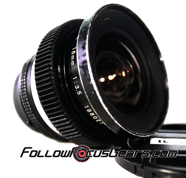 Seamless Follow focus Gear for Nikon 18mm f3.5 AIS Lens