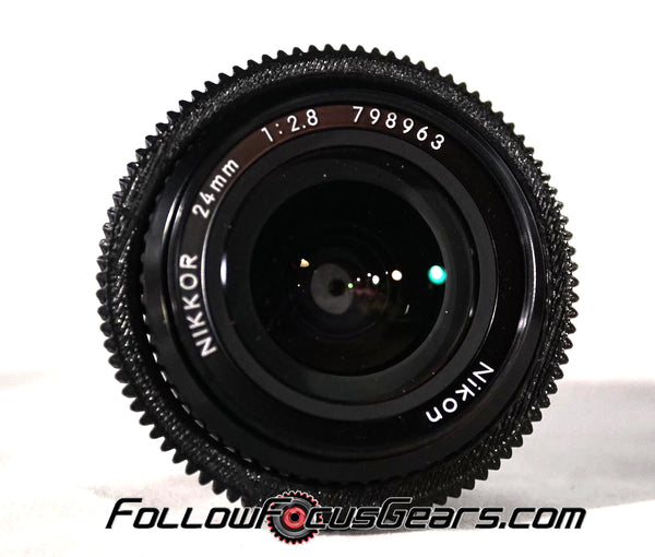 Seamless Follow Focus Gear for Nikon 24mm f2.8 AI-S Lens