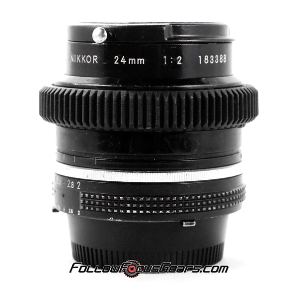 Seamless™ Follow Focus Gear for <b>Nikon 24mm f2 AI</b> Lens