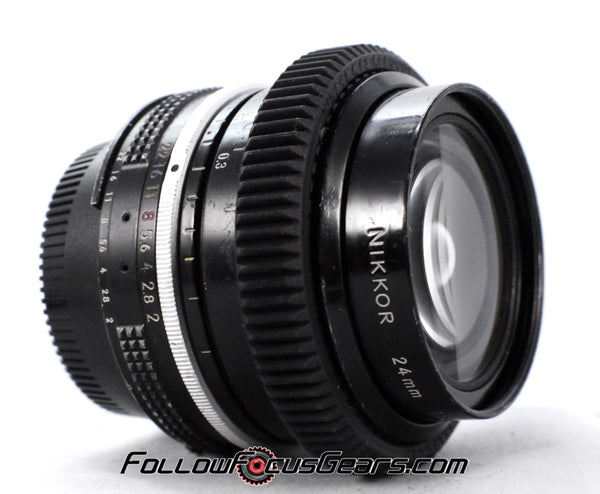 Seamless™ Follow Focus Gear for <b>Nikon 24mm f2 AI</b> Lens