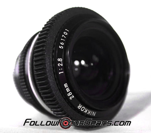 Seamless Follow Focus Gear for Nikon 28mm f2.8 AI Lens