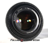 Seamless Follow Focus Gear Ring for Nikon 50mm f1.4 AI Lens