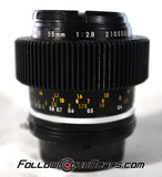 Seamless Follow Focus Gear for Nikon 55mm f2.8 AIS Lens